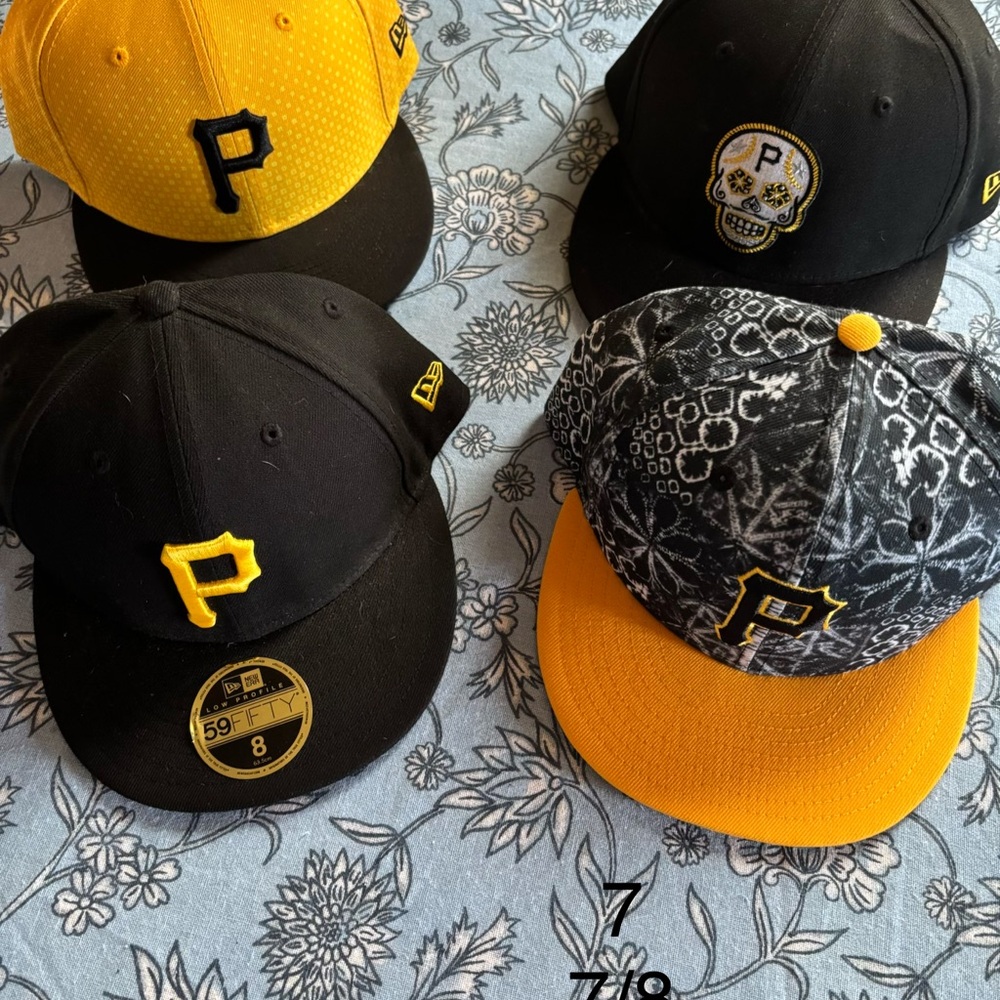Men’s Pittsburgh Pirates Hat Lot